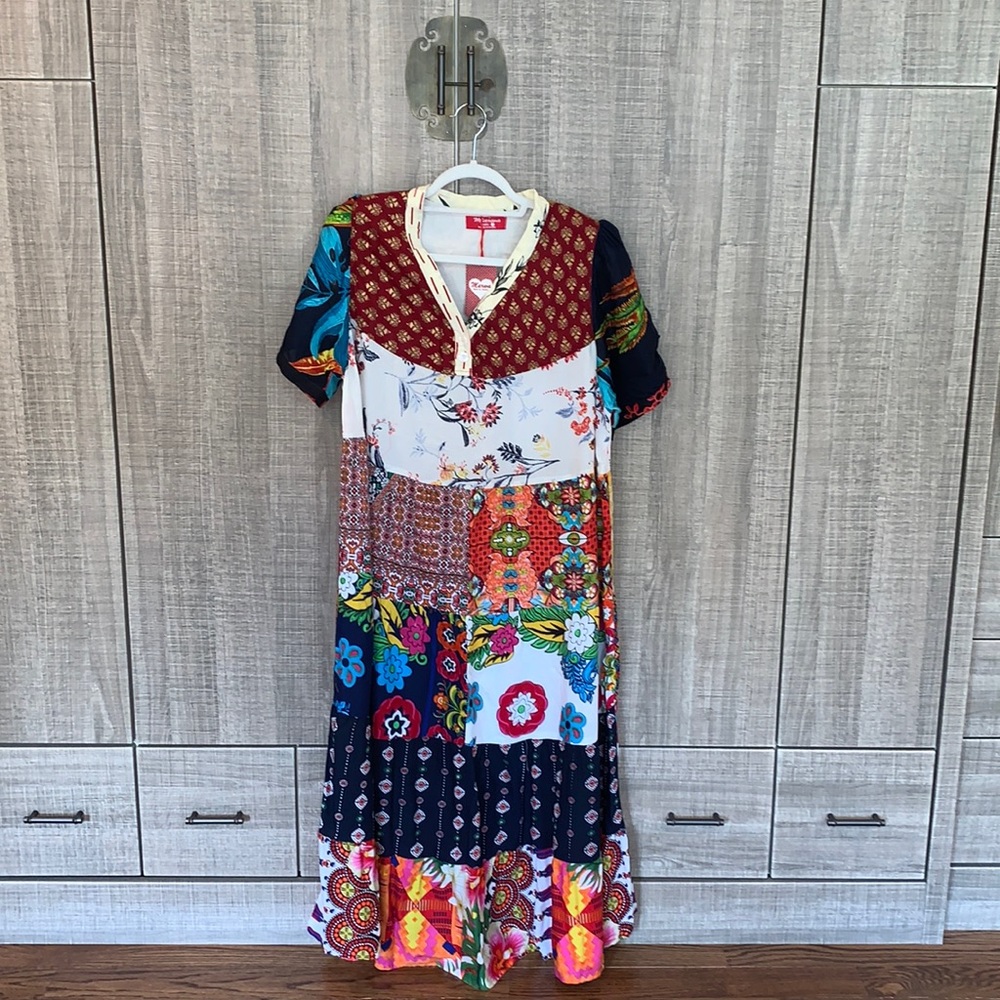 Marwa Maxi‎ Floral Printed Dress
